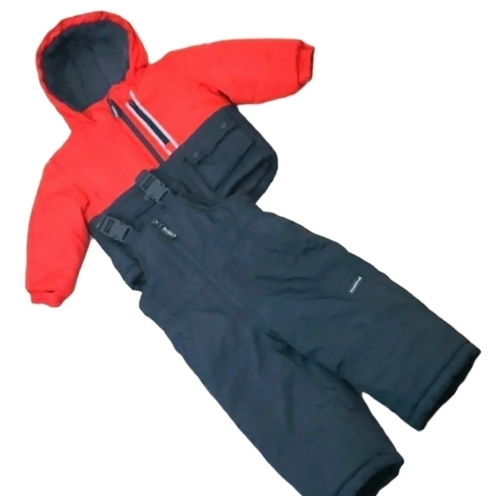 Oshkosh B'gosh~Baby Boy's 18M~Red/Black Winter 2PC Jacket/Pants Puffer.